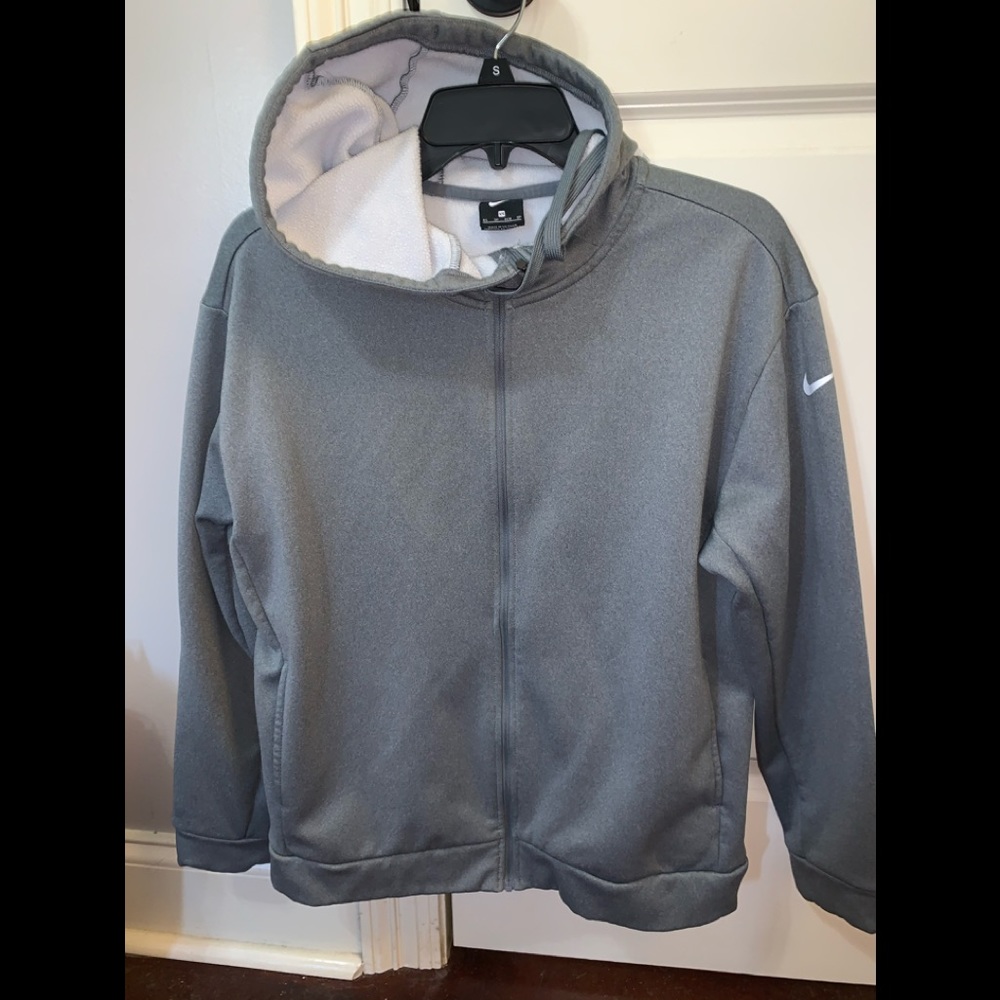Nike zip up with hood